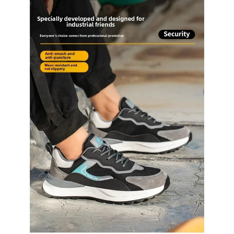 Breathable labor protection shoes, safety shoes, odor proof protective shoes, insulated shoes, construction site work shoes