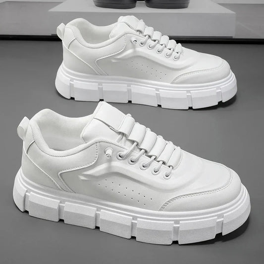 New Casual Shoes for Men 2025 Men's Oxford Shoes Retro Luxury Leather Shoes Fashion Breathable Sneakers Handmade Platform Boot