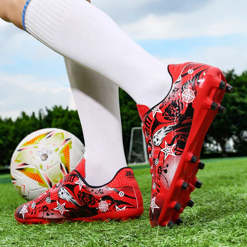 New Kids Soccer Shoes Men Original Football Shoes Indoor Professional Football Field Boots Society Cleats TF/AG Sneaker Non Slip