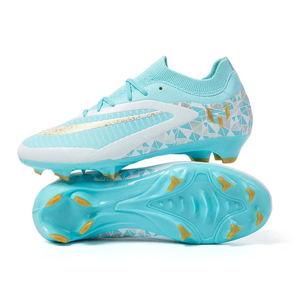New Kid Match Boys Football Boots Sports Shoes Match Soccer Shoes Outdoor Sneakers Professional Non-Slip Comfortable Unisex