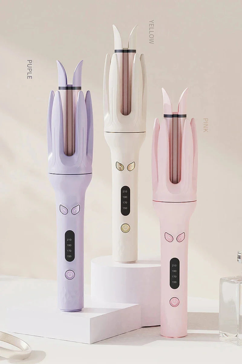Automatic Hair Curler 28mm Negative Ions Electric Ceramic Curling Hair Stick Rotating Curl Waves Anti-Tangle Curling Iron Styler