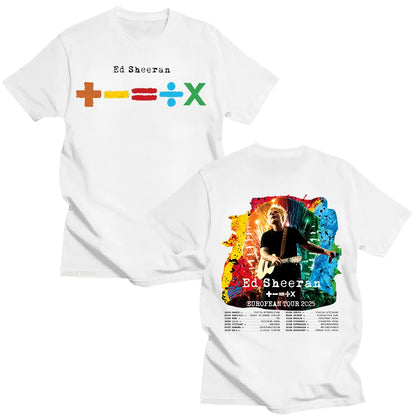 European Tour 2025 T-shirts Men's and Women's Cotton Clothing O Collar Short Sleeve Loose Fashion Tshirt Fan Gif Tees
