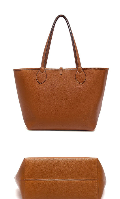 Women's Tote Bag 2025 Autumn New Coffee Color Handbag Double sided Mother Child Casual Shopping Bag