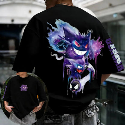 T-shirt Man Women Summer Unisex Streetwear Hip-hop  Casual Short Sleeved Tee Tops