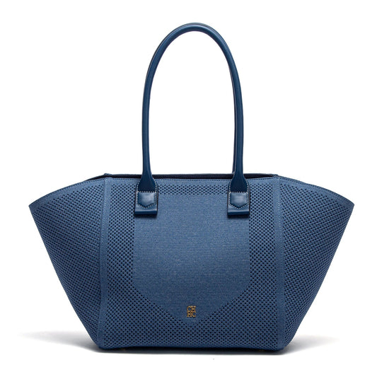 Women's Tote Bag Summer New Fabric Hollow Design Large Capacity Beach Bag Women's Outdoor Storage
