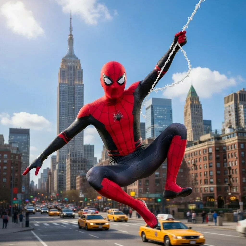 2026 High Quality Superhero Spidermans Costume Bodysuit For Kids Adult Spandex Zentai Halloween Party Cosplay Jumpsuit