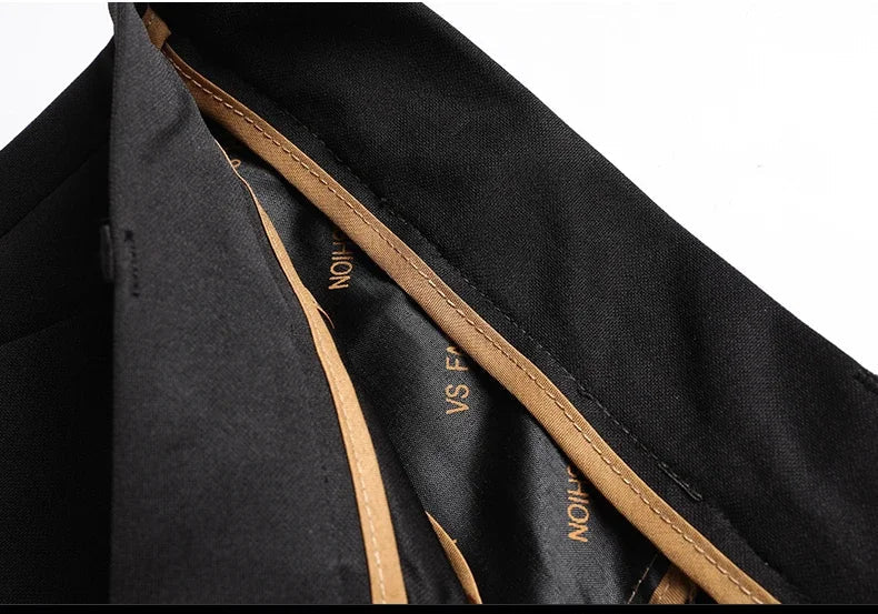 Plus Size 29-42 Mens Summer Thin Business Casual Suit Pants Long Dress Pants Men Elastic Straight Trousers Formal Pants