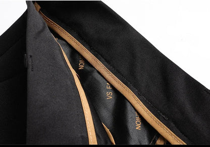 Plus Size 29-42 Mens Summer Thin Business Casual Suit Pants Long Dress Pants Men Elastic Straight Trousers Formal Pants