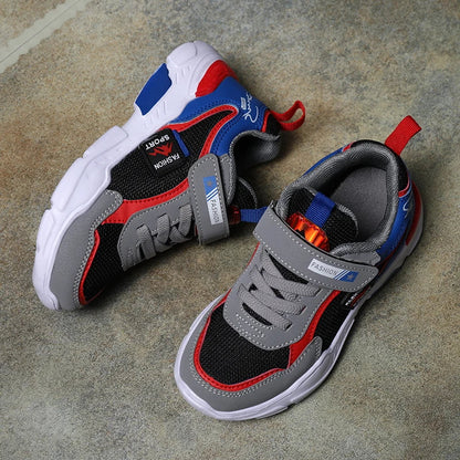 Kids Mesh Running Shoes Fashion Youngsters Teens Casual Walking Students Sneakers Breathable Soft Children Outdoor Sports Tennis