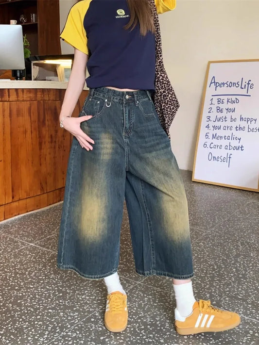 Y2k Jorts Casual Vintage Streetwear Harajuku Korean Style Denim Shorts