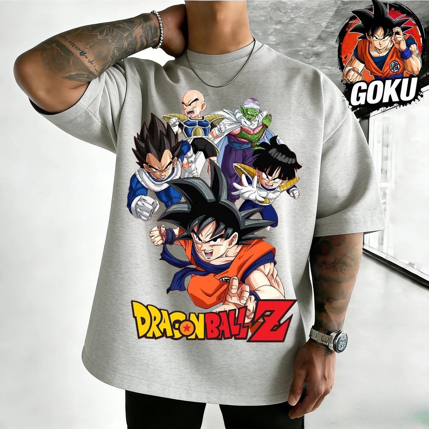 Oversized T-shirt High Quality 100% Cotton Retro Team Graphic Print Unisex Casual Tee for Adults Kids