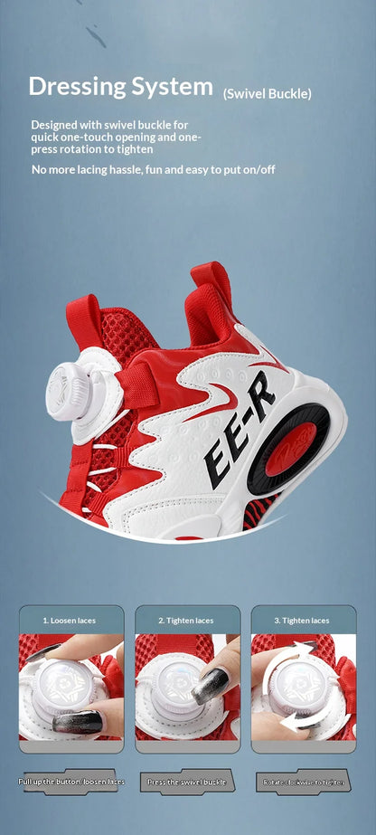 A pair of children's four-season leather high-top basketball shoes, wear-resistant basketball shoes, sizes 31-40，HL-2798