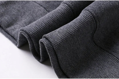New Men's Fashion Fitness Outdoor Jogging and Casual Sets, Autumn Two-piece Long-sleeved Sweatshirts and Sweatpants for Men
