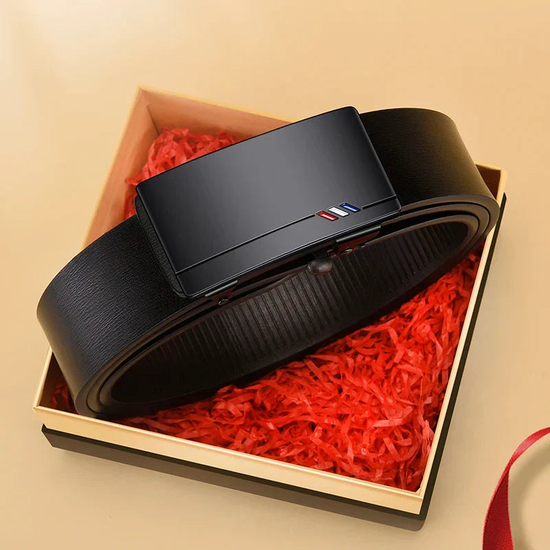 Fashionable Men's Alloy Automatic Buckle Belt With Men's Business Suit Pants Belt High-quality Casual Men's Belt