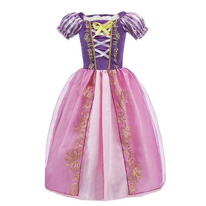 Baby Rapunzel Cosplay Costume Girls Little Mermaid Aurora Disguise Kids Ariel Sleeping Beauty Christmas Dress Princess Fantasy