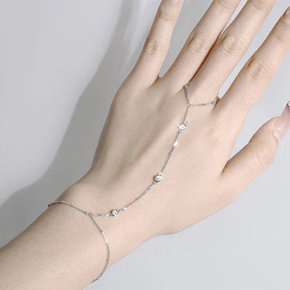 3MM Moissanite Bracelets for Women 14-21cm Wrist Size Adjustable Chain 925 Sterling Silver Plated 18K Wholesale Jewelry