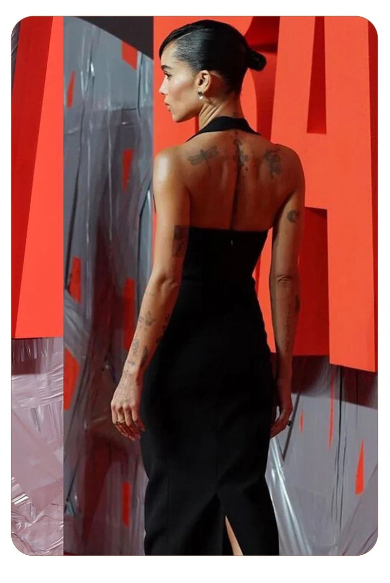 Black Halter Elegant Dress For Women 2025 New Summer Evening Party Celebrity Bodycon Long Dress Red Brown Prom Vestido