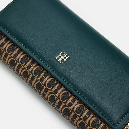 Bolsa de Ombro Feminina de Grife CH Elegante de Alta Qualidade com Estampa de Letras