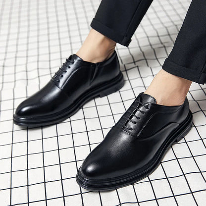Men's Dress Shoes Classic Office Social Oxford Leather Shoes Men Trend Wedding Casual Business Shoes For Men Formal Leather Shoe