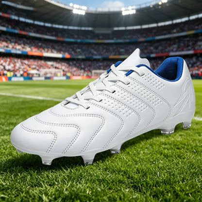 AG FG Athletic Soccer cleats PU Fabric Comfort Upper TPU Anti-slip Long Studs Sole Reliable Quality Adult Kids Training Shoes