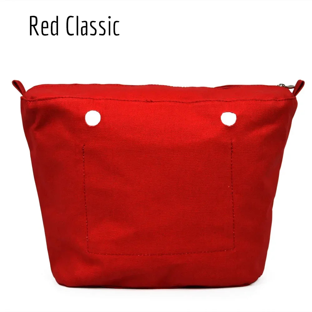 New Waterproof Inner Bag Organizer Insert Zipper Pocket for Classic Mini Obag Canvas Material for O Bag