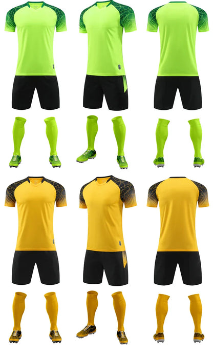 High Quality Men Football Jerseys Wholesale Soccer Clothes Sets Club Team Training Football Uniforms Adult Soccer Jersey D8862