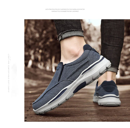 Men's Shoes Comfortable Canvas Shoes Breathable Loafers Men's Walking Sports Shoes Men's Trendy Casual Sports Shoes