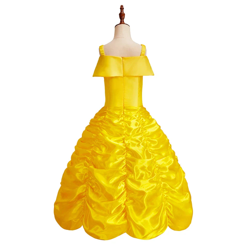 Vestido da Anna e Elsa para Meninas, Fantasia Cosplay Infantil de Halloween, Vestidos de Princesa para Crianças, Festa de Aniversário Elegante, Roupas de Carnaval 3-10 Anos