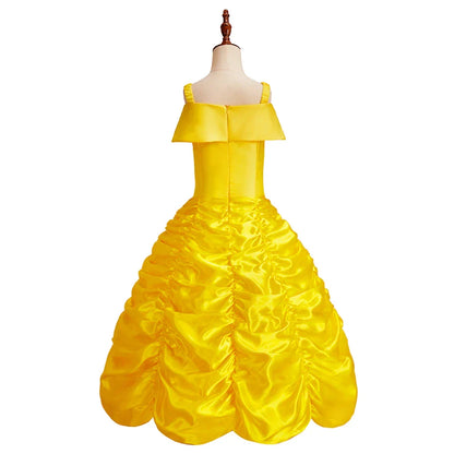 Vestido da Anna e Elsa para Meninas, Fantasia Cosplay Infantil de Halloween, Vestidos de Princesa para Crianças, Festa de Aniversário Elegante, Roupas de Carnaval 3-10 Anos