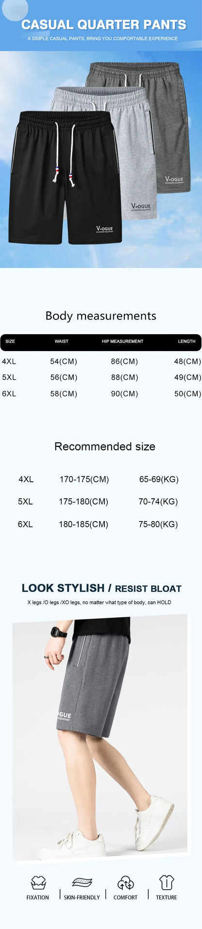 Back to School Summer Men's New Fashion Thin Loose Breathable Shorts Casual Outdoor Sports Beach Pants Comfortable Five Pants