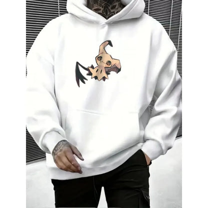 Mimikyu Art Print Hoodie for Men and Women 2025 Autumn/Winter New Y2K Harajuku Plus Size Casual Sweatshirt Top