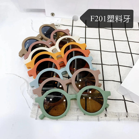 2024 new children's sunglasses yuanchaotong UV400 plastic  glasses  sunglasses
