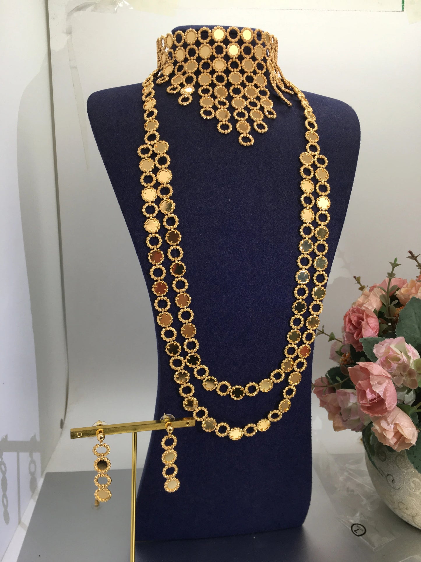 AAA cubic zirconia water drop necklace for Women adjustable length trendy geometric necklaces
