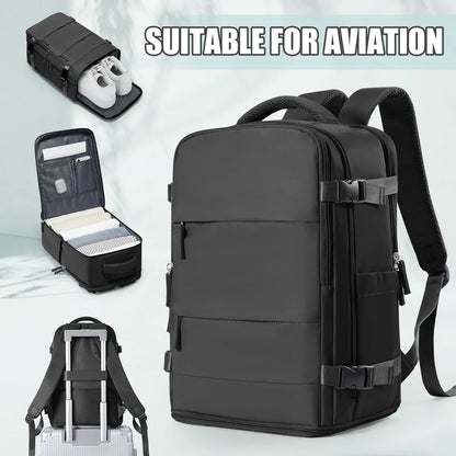 Travel Backpack for Women Men, Ryanair Backpack 40x20x25 Cabin Airplane Luggage EasyJet 45x36x20 Backpack Business Laptop Bag
