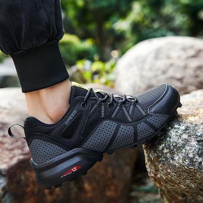 Men Hiking Shoes Outdoor Lightweight Camping Travel Shoes Non-Slip Waterproof Women Large Size Tactical Training Sports Shoes