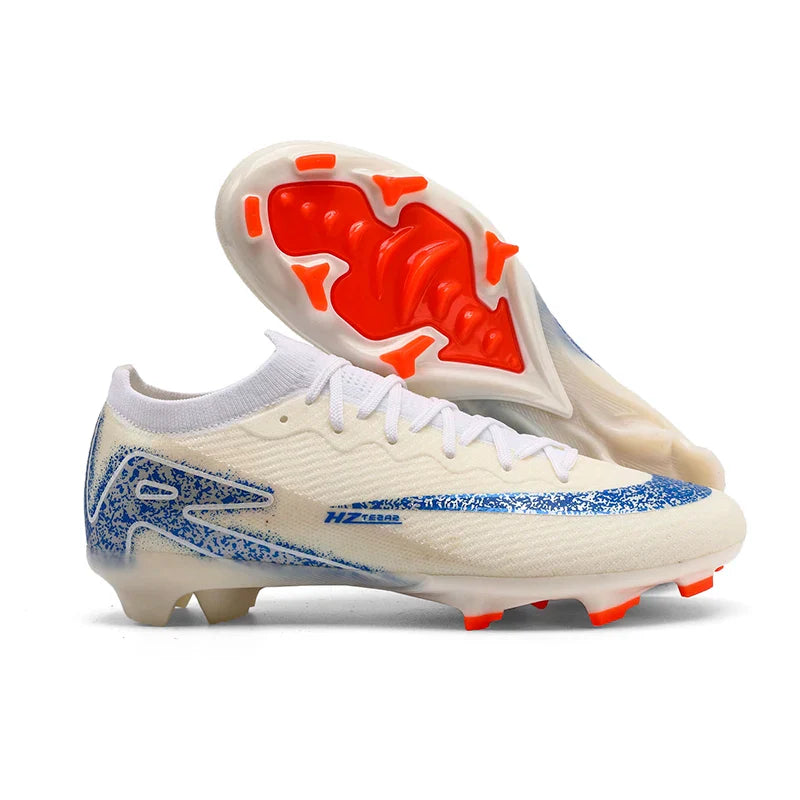 New Men Football Boots Match Indoor Breathable Ultralight Grass Cleats Soccer Shoes Long Spikes Sneakers Training Drop Shipping