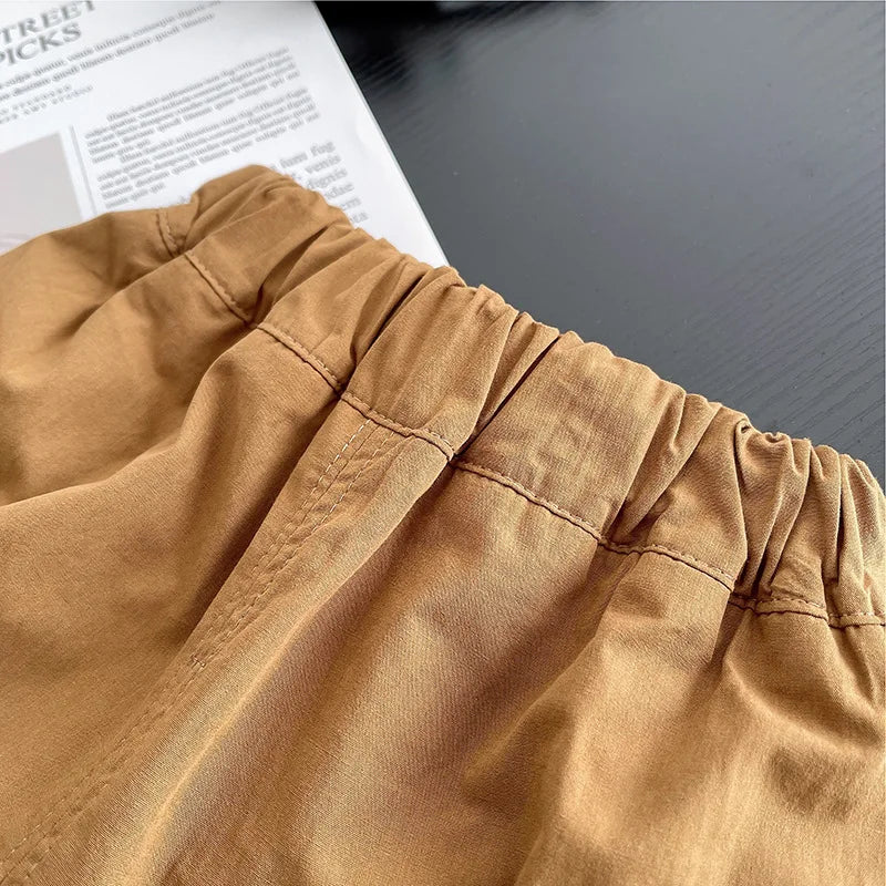 Children Summer Fashion Baby Boy Clothes Suits Striped Pocket TShirt Shorts 2pcs/Set Toddler Casual Costume Kids Tracksuits