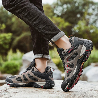 Men Shoes Breathable Splashproof Outdoor Hiking Shoes Mountain Climbing Sport Men Hunting Trekking Sneaker