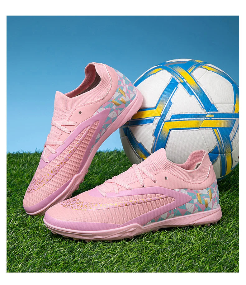 New Kid Match Boys Professional Non-Slip Comfortable Football Boots Sneakers Match Soccer Shoes Outdoor Sports Shoes Unisex