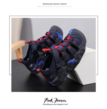 Children Sandals Boy Girls Barefoot Shoes Summer Luxury Design Kids Casual Sneaker Outdoor Beach Sports Sandals for Boy Girls