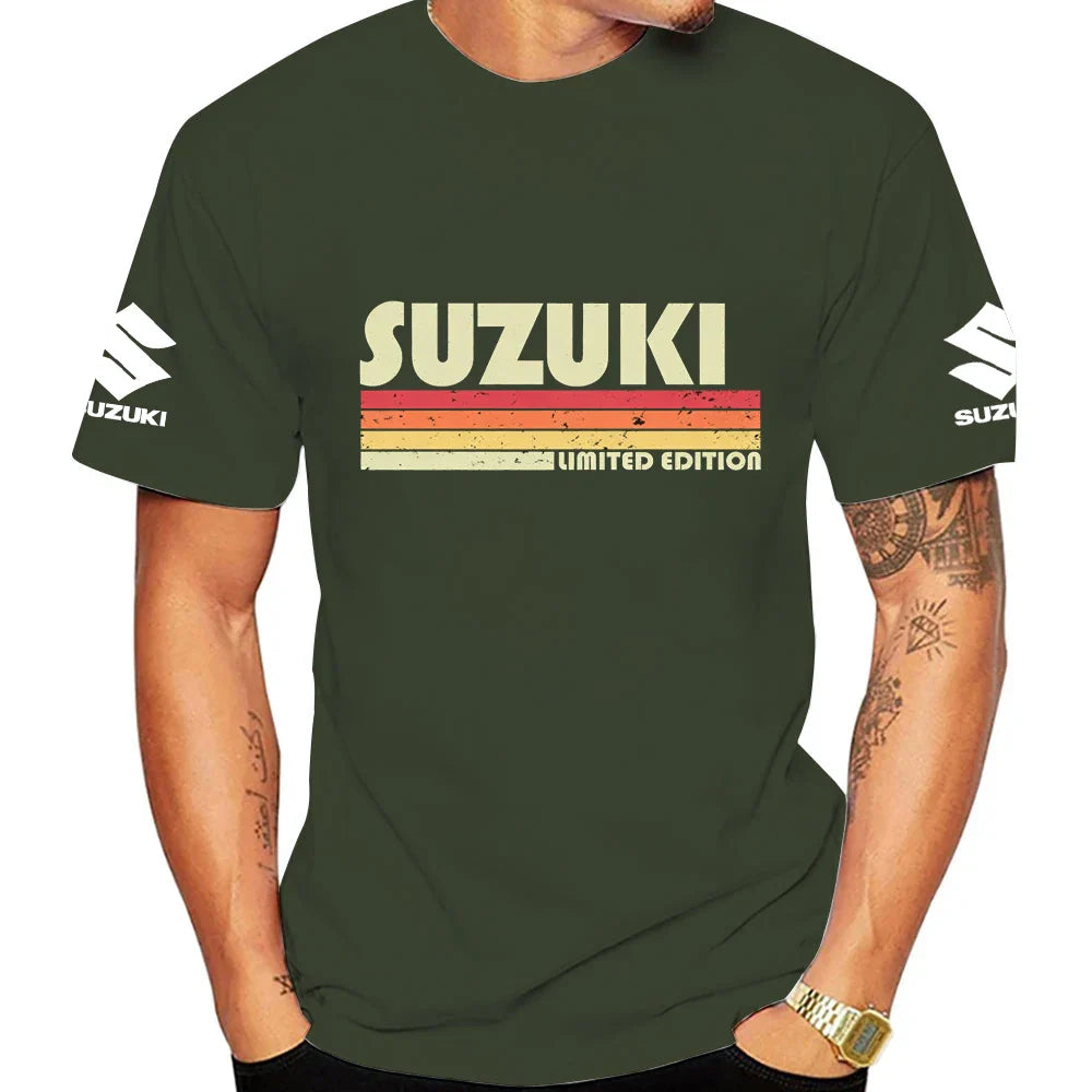 2026 Retro Summer New Fashion 100% Cotton Trendy Men T-shirt Daily Outdoor Sports Party Casual Loose Street Short Sleeve