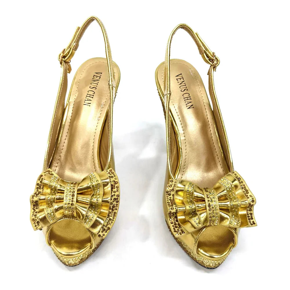 Italian Design Fashion Style Ladies Shoes With Matching Bag Set 2024 Nigerian Shoes and Bag Set in Wine Color