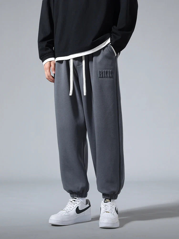 Men's Jogger Cotton/Polyester Sweatpants Big Size 8XL 7XL 6XL Sports Baggy Pants Sting Banding  Hip Hop Loose Harem Trousers