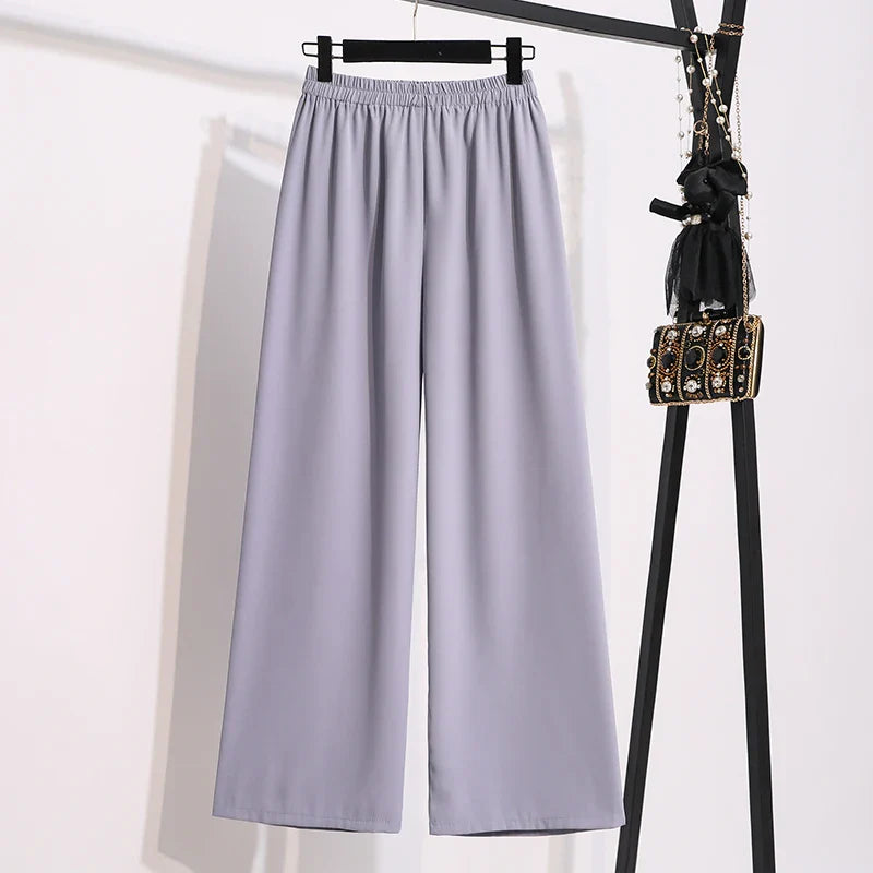 Women's Summer Loose Chiffon Wide Leg Pants