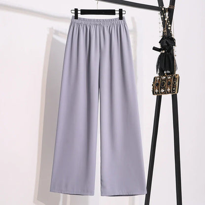 Women's Summer Loose Chiffon Wide Leg Pants