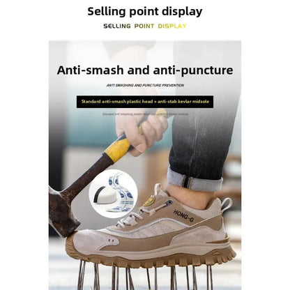 Steel Toe Insulated 10KV Anti Slip Shoes Lightweight  Comfortable Wear-resistant Toe  Anti Smashing and Anti Piercing