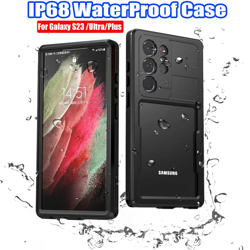 Bluetooth 30 Meter Deep Waterproof Case For iPhone 17 Air 16 15 14 13 12 Pro Max 11 Samsung Galaxy S25 S24 S23 S22 Ultra Note 20