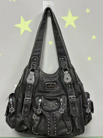 Women Fashion Handbags Women Shoulder Bags PU Leather Handbag Female Satchel Shoulder Purse Bag bolsa feminina