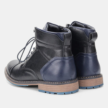 Size 8-13 Retro Men Boots 2025 Fashion Comfortable Spring Leather Boots