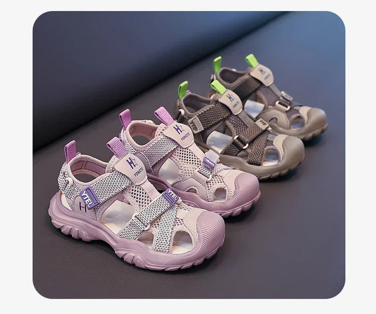 Luxury Kids Shoes Girls Sandals Breathable Non-slip Water Beach Outdoor Shoes Sneaker Children Sports Sandals for Boy